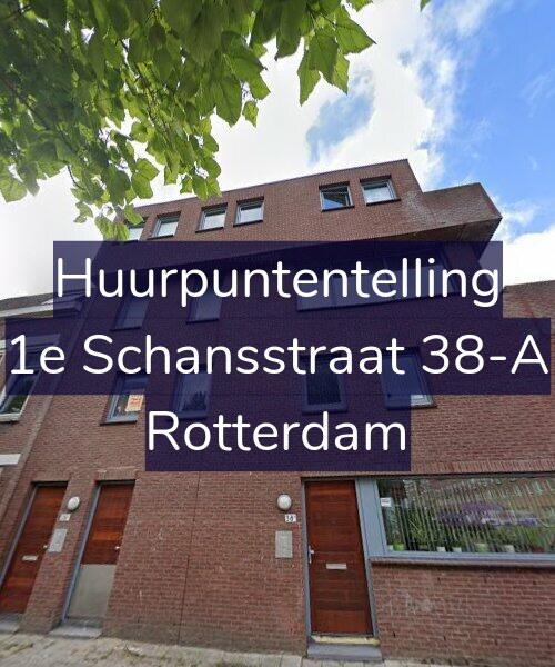 Foto gevel Huurpuntentelling voor 1e Schansstraat 38-A, Rotterdam