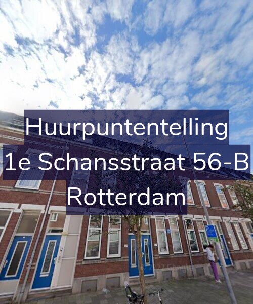 Foto gevel Huurpuntentelling voor 1e Schansstraat 56-B, Rotterdam