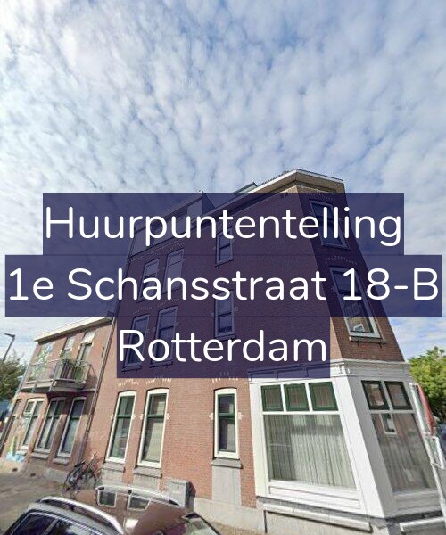 Foto gevel Huurpuntentelling voor 1e Schansstraat 18-B, Rotterdam