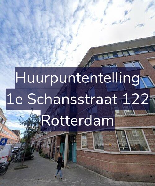 Foto gevel Huurpuntentelling voor 1e Schansstraat 122, Rotterdam