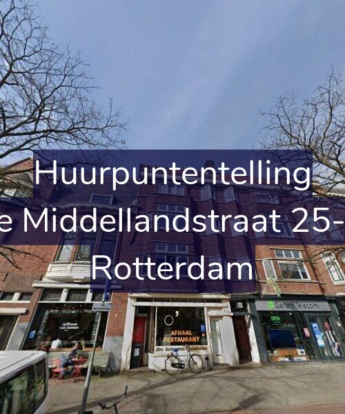 Foto gevel Huurpuntentelling voor 2e Middellandstraat 25-A, Rotterdam