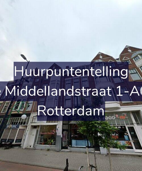 Foto gevel Huurpuntentelling voor 2e Middellandstraat 1-A02, Rotterdam