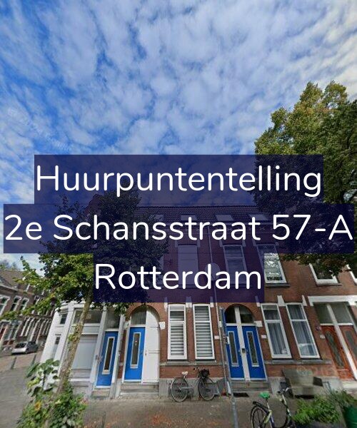 Foto gevel Huurpuntentelling voor 2e Schansstraat 57-A, Rotterdam