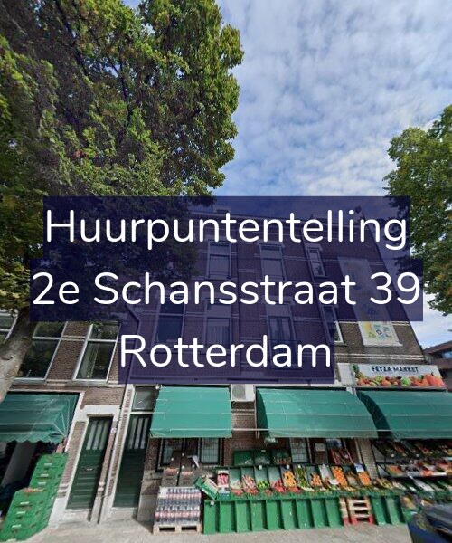 Foto gevel Huurpuntentelling voor 2e Schansstraat 39, Rotterdam