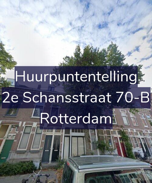 Foto gevel Huurpuntentelling voor 2e Schansstraat 70-B, Rotterdam