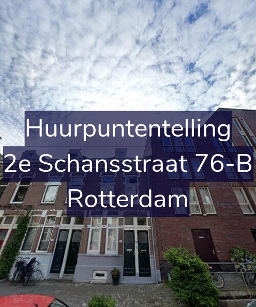 Foto gevel Huurpuntentelling voor 2e Schansstraat 76-B, Rotterdam