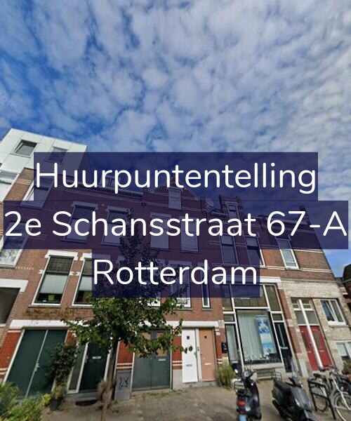 Foto gevel Huurpuntentelling voor 2e Schansstraat 67-A, Rotterdam