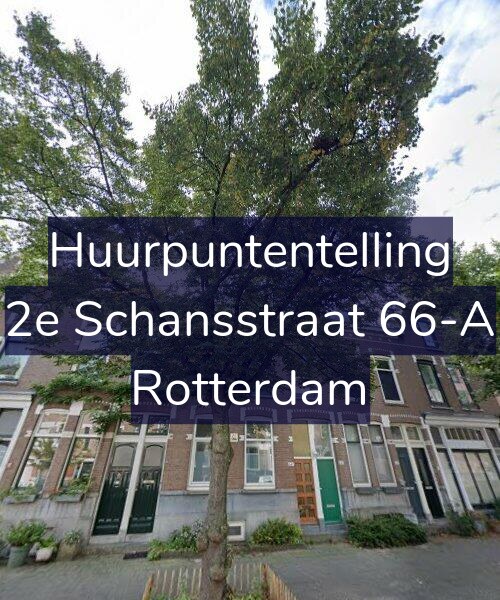 Foto gevel Huurpuntentelling voor 2e Schansstraat 66-A, Rotterdam