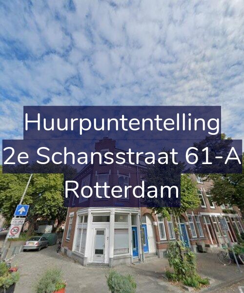 Foto gevel Huurpuntentelling voor 2e Schansstraat 61-A, Rotterdam