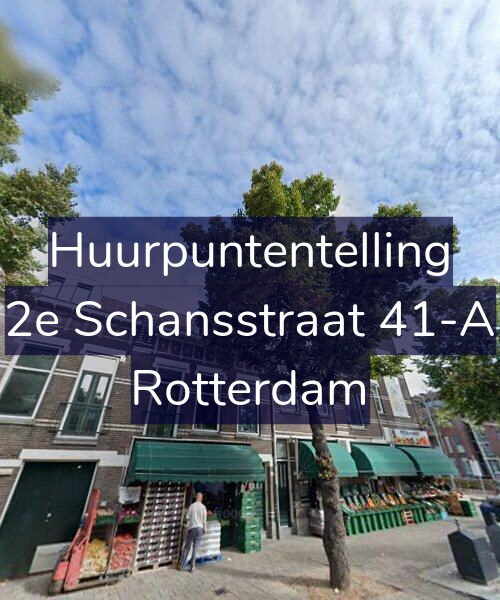Foto gevel Huurpuntentelling voor 2e Schansstraat 41-A, Rotterdam
