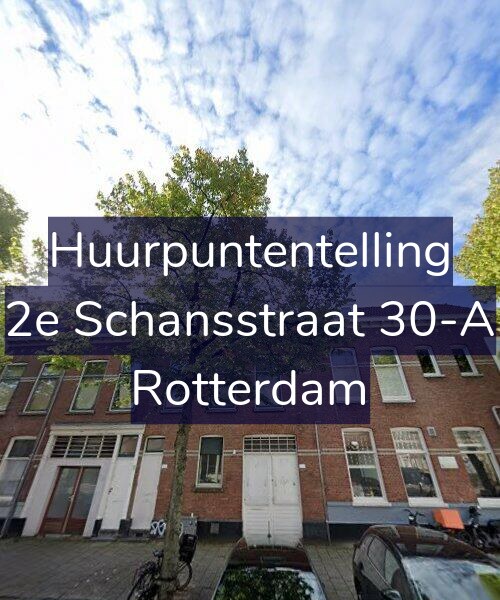 Foto gevel Huurpuntentelling voor 2e Schansstraat 30-A, Rotterdam