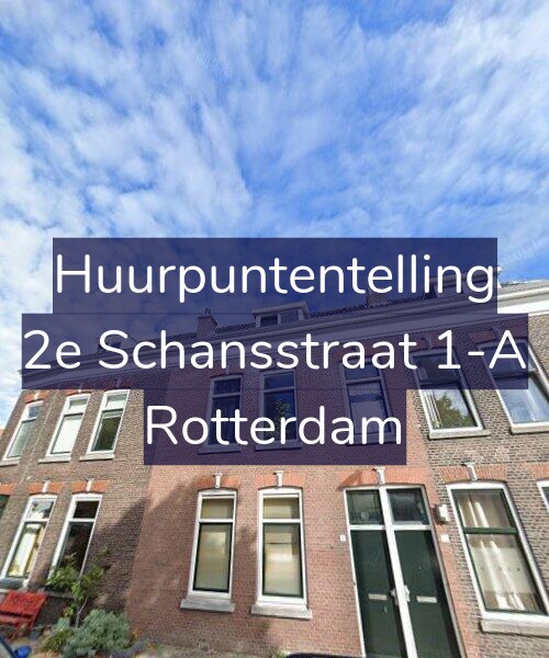 Foto gevel Huurpuntentelling voor 2e Schansstraat 1-A, Rotterdam