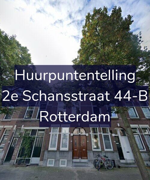Foto gevel Huurpuntentelling voor 2e Schansstraat 44-B, Rotterdam