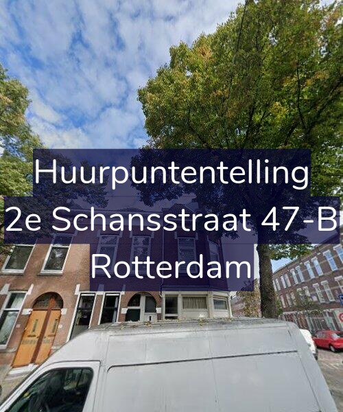 Foto gevel Huurpuntentelling voor 2e Schansstraat 47-B, Rotterdam