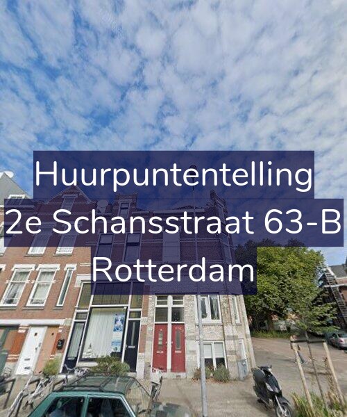 Foto gevel Huurpuntentelling voor 2e Schansstraat 63-B, Rotterdam