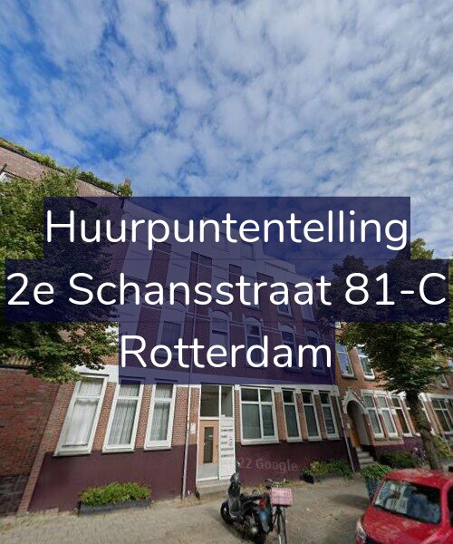 Foto gevel Huurpuntentelling voor 2e Schansstraat 81-C, Rotterdam