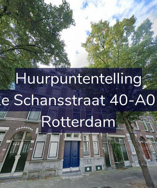 Foto gevel Huurpuntentelling voor 2e Schansstraat 40-A01, Rotterdam