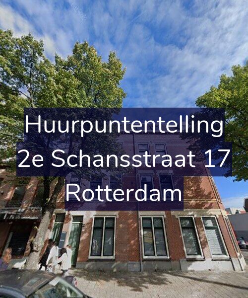 Foto gevel Huurpuntentelling voor 2e Schansstraat 17, Rotterdam