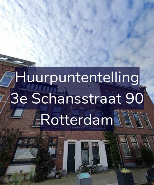 Foto gevel Huurpuntentelling voor 3e Schansstraat 90, Rotterdam