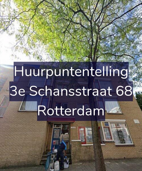 Foto gevel Huurpuntentelling voor 3e Schansstraat 68, Rotterdam