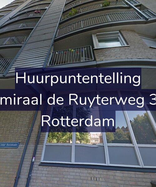 Foto gevel Huurpuntentelling voor Admiraal de Ruyterweg 305, Rotterdam