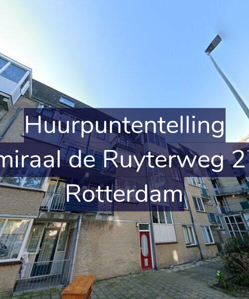 Foto gevel Huurpuntentelling voor Admiraal de Ruyterweg 27-C, Rotterdam