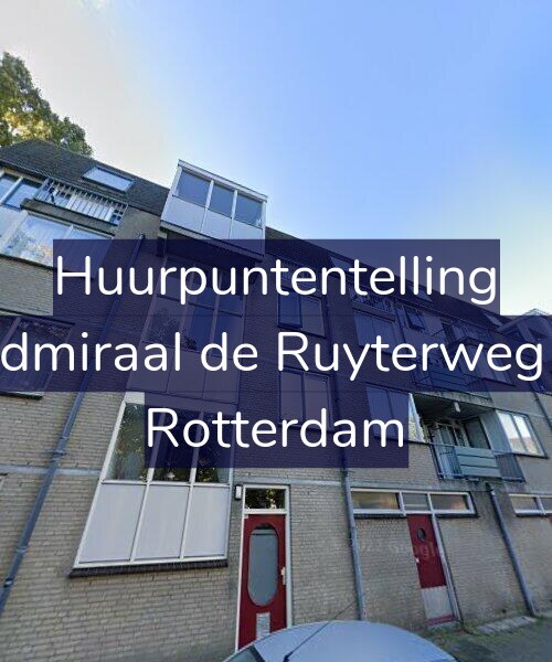 Foto gevel Huurpuntentelling voor Admiraal de Ruyterweg 1, Rotterdam