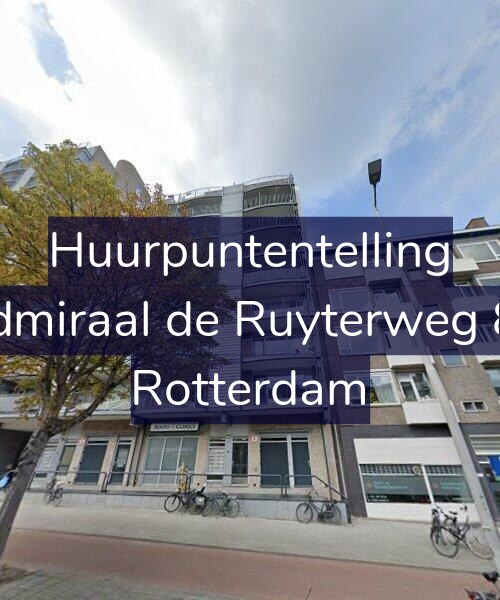 Foto gevel Huurpuntentelling voor Admiraal de Ruyterweg 81, Rotterdam