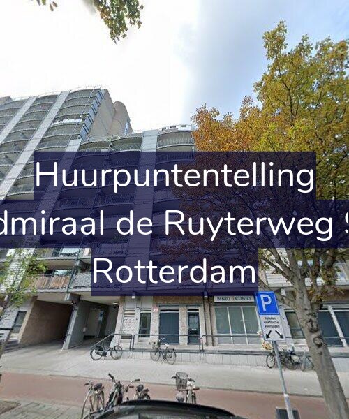 Foto gevel Huurpuntentelling voor Admiraal de Ruyterweg 99, Rotterdam