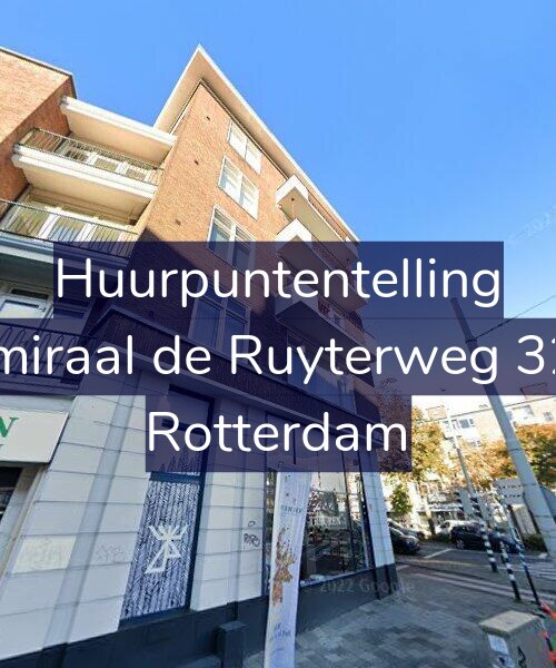 Foto gevel Huurpuntentelling voor Admiraal de Ruyterweg 32-D, Rotterdam