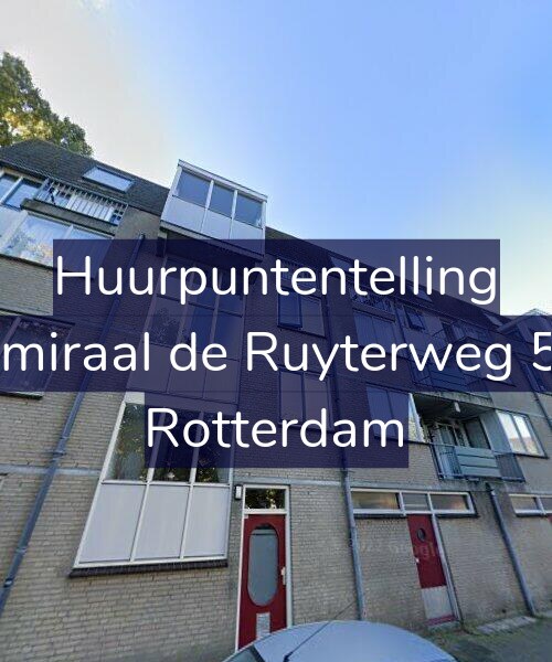 Foto gevel Huurpuntentelling voor Admiraal de Ruyterweg 5-B, Rotterdam