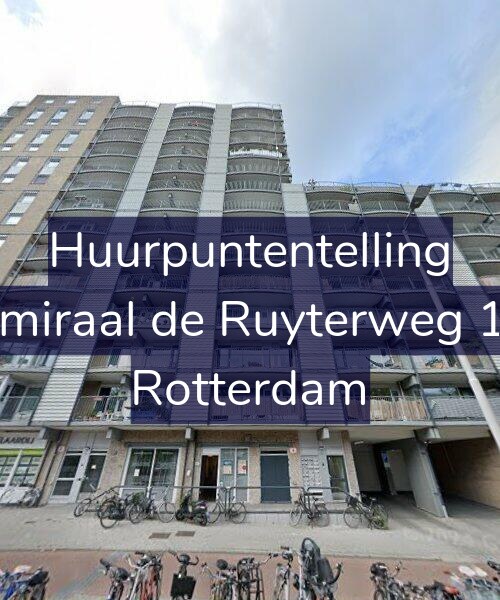 Foto gevel Huurpuntentelling voor Admiraal de Ruyterweg 127, Rotterdam