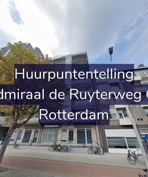 Foto gevel Huurpuntentelling voor Admiraal de Ruyterweg 63, Rotterdam