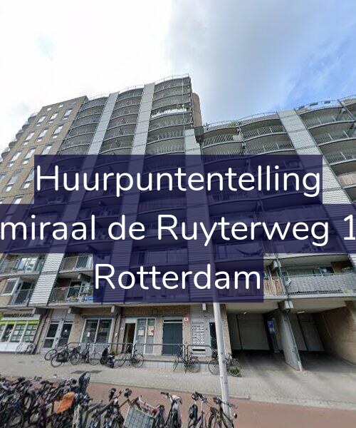 Foto gevel Huurpuntentelling voor Admiraal de Ruyterweg 123, Rotterdam