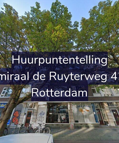 Foto gevel Huurpuntentelling voor Admiraal de Ruyterweg 42-B, Rotterdam