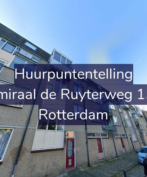 Foto gevel Huurpuntentelling voor Admiraal de Ruyterweg 15-C, Rotterdam
