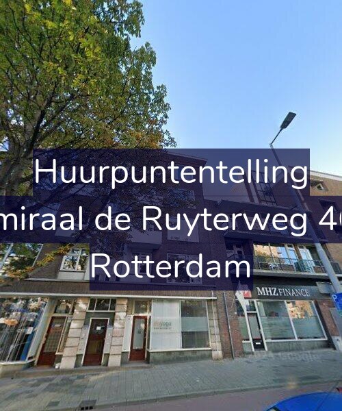 Foto gevel Huurpuntentelling voor Admiraal de Ruyterweg 46-C, Rotterdam