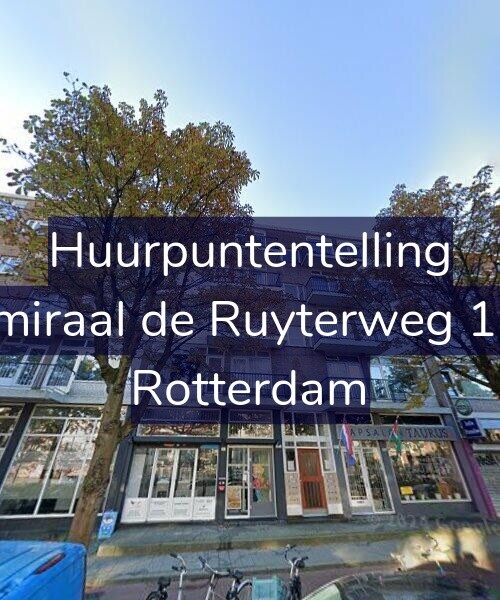 Foto gevel Huurpuntentelling voor Admiraal de Ruyterweg 16-E, Rotterdam