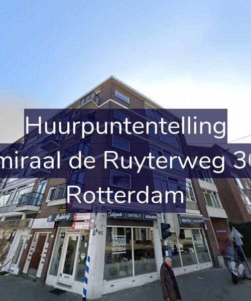 Foto gevel Huurpuntentelling voor Admiraal de Ruyterweg 30-D, Rotterdam