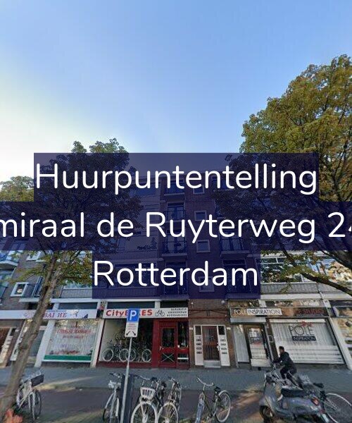 Foto gevel Huurpuntentelling voor Admiraal de Ruyterweg 24-D, Rotterdam