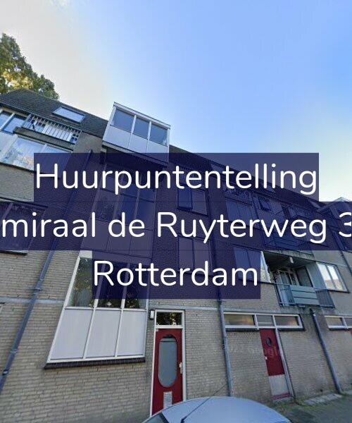 Foto gevel Huurpuntentelling voor Admiraal de Ruyterweg 3-C, Rotterdam