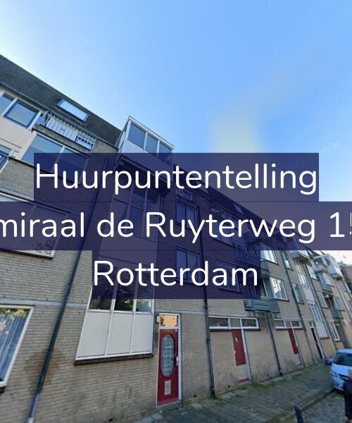 Foto gevel Huurpuntentelling voor Admiraal de Ruyterweg 15-A, Rotterdam