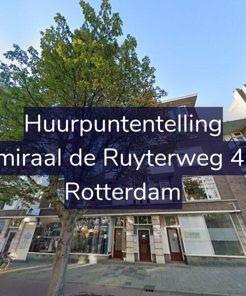 Foto gevel Huurpuntentelling voor Admiraal de Ruyterweg 44-E, Rotterdam