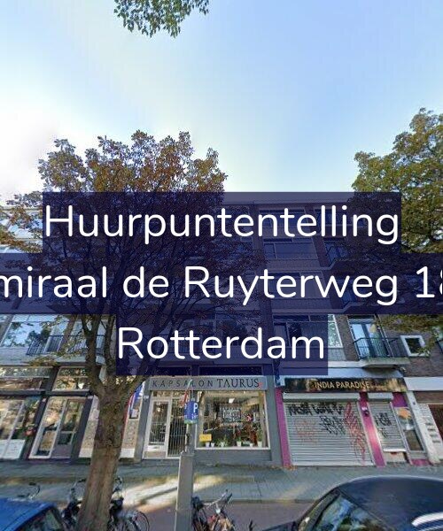 Foto gevel Huurpuntentelling voor Admiraal de Ruyterweg 18-C, Rotterdam