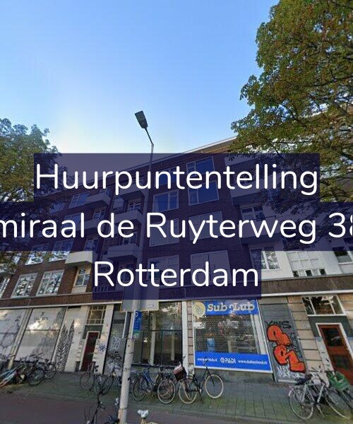 Foto gevel Huurpuntentelling voor Admiraal de Ruyterweg 38-D, Rotterdam