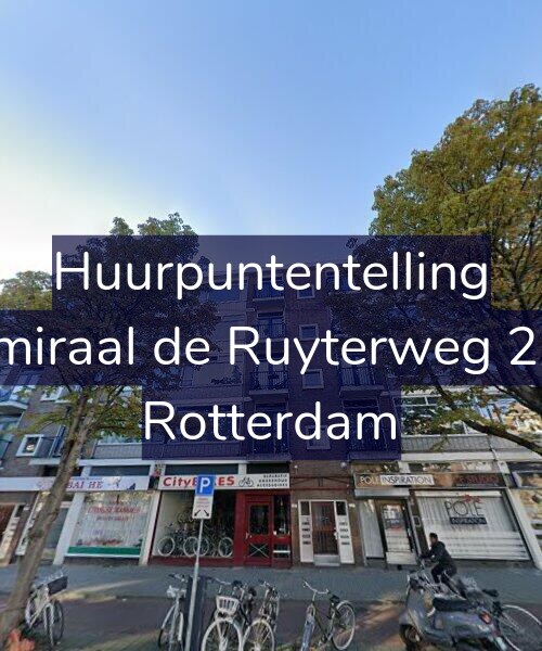 Foto gevel Huurpuntentelling voor Admiraal de Ruyterweg 24-E, Rotterdam