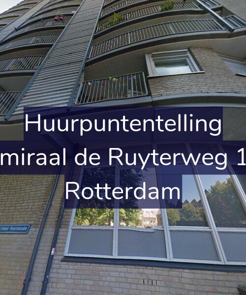 Foto gevel Huurpuntentelling voor Admiraal de Ruyterweg 181, Rotterdam