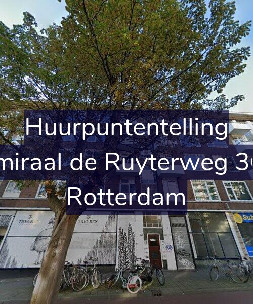 Foto gevel Huurpuntentelling voor Admiraal de Ruyterweg 36-B, Rotterdam