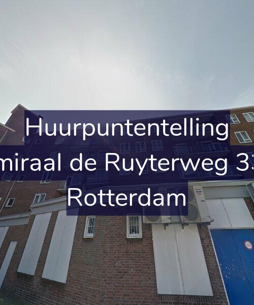 Foto gevel Huurpuntentelling voor Admiraal de Ruyterweg 33-D, Rotterdam