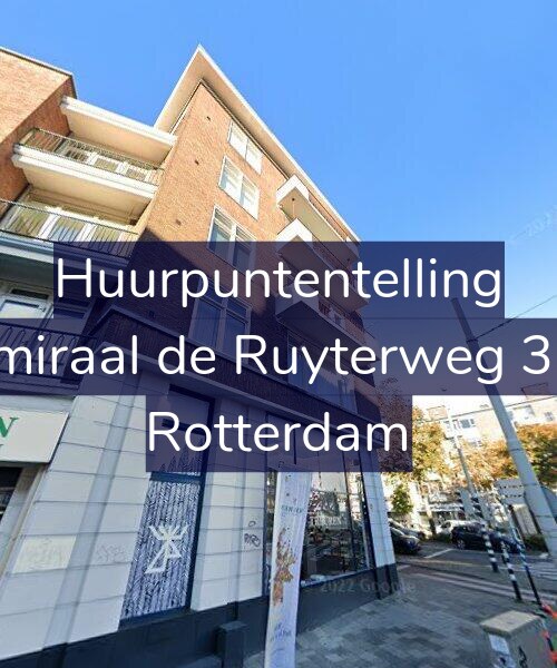 Foto gevel Huurpuntentelling voor Admiraal de Ruyterweg 32-E, Rotterdam